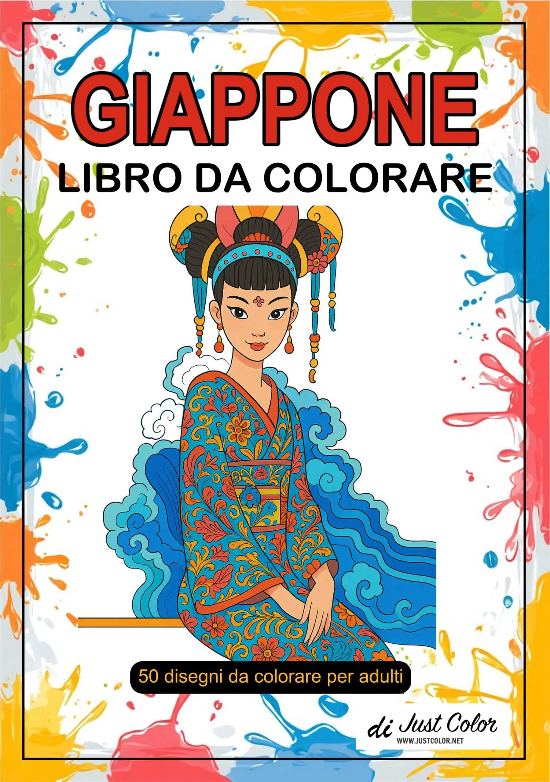 Japan Coloring Book for Adults