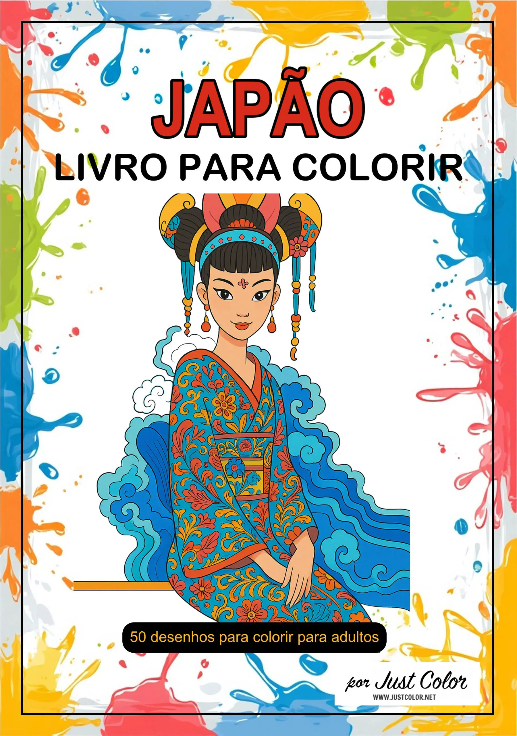 Japan Coloring Book for Adults