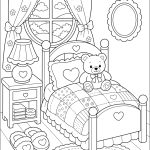 Cozy kids coloring page - Just Color ebook preview
