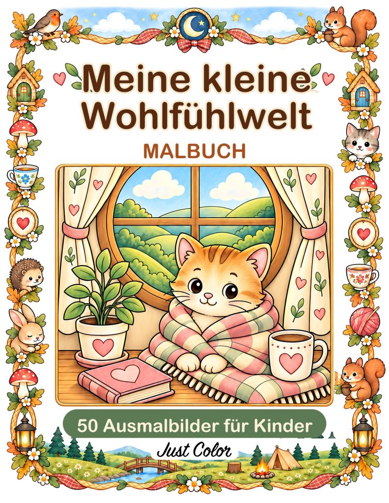 My Little Cozy World Coloring Book for Kids - Just Color ebook cover
