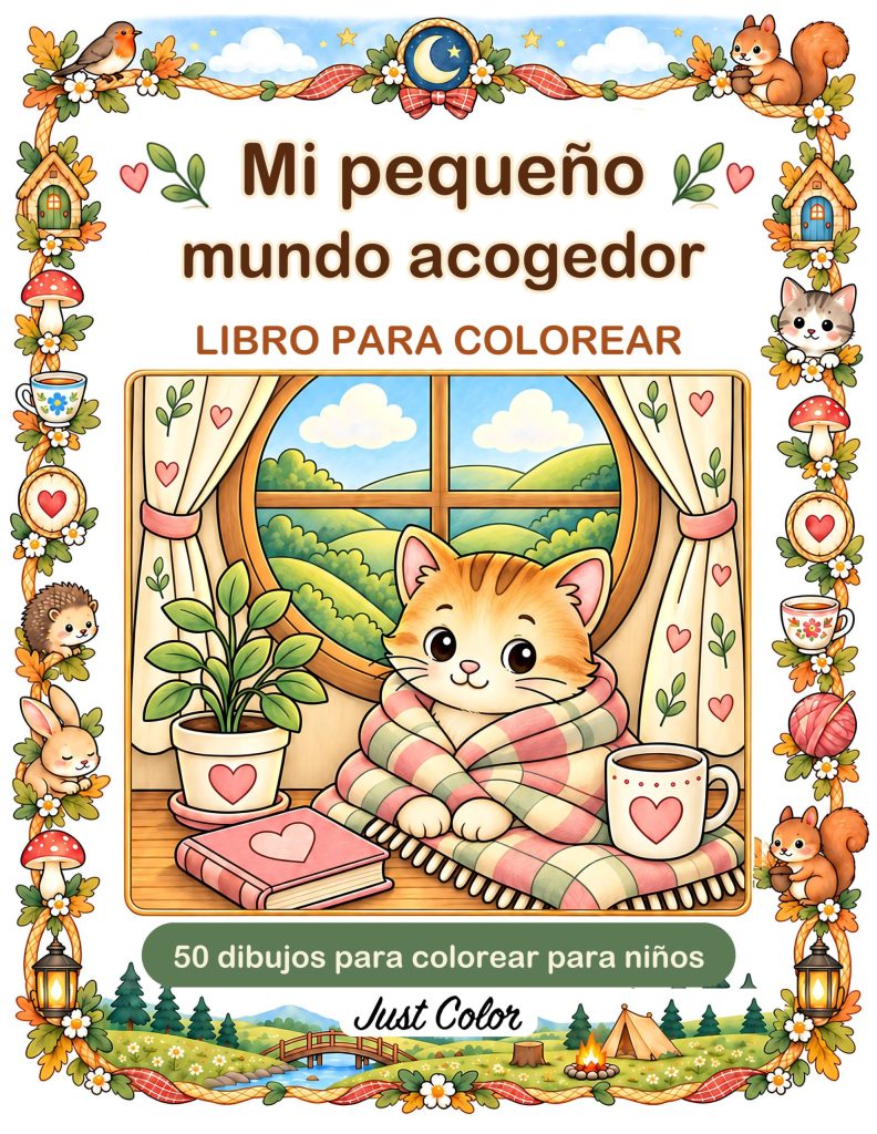 My Little Cozy World Coloring Book for Kids - Just Color ebook cover