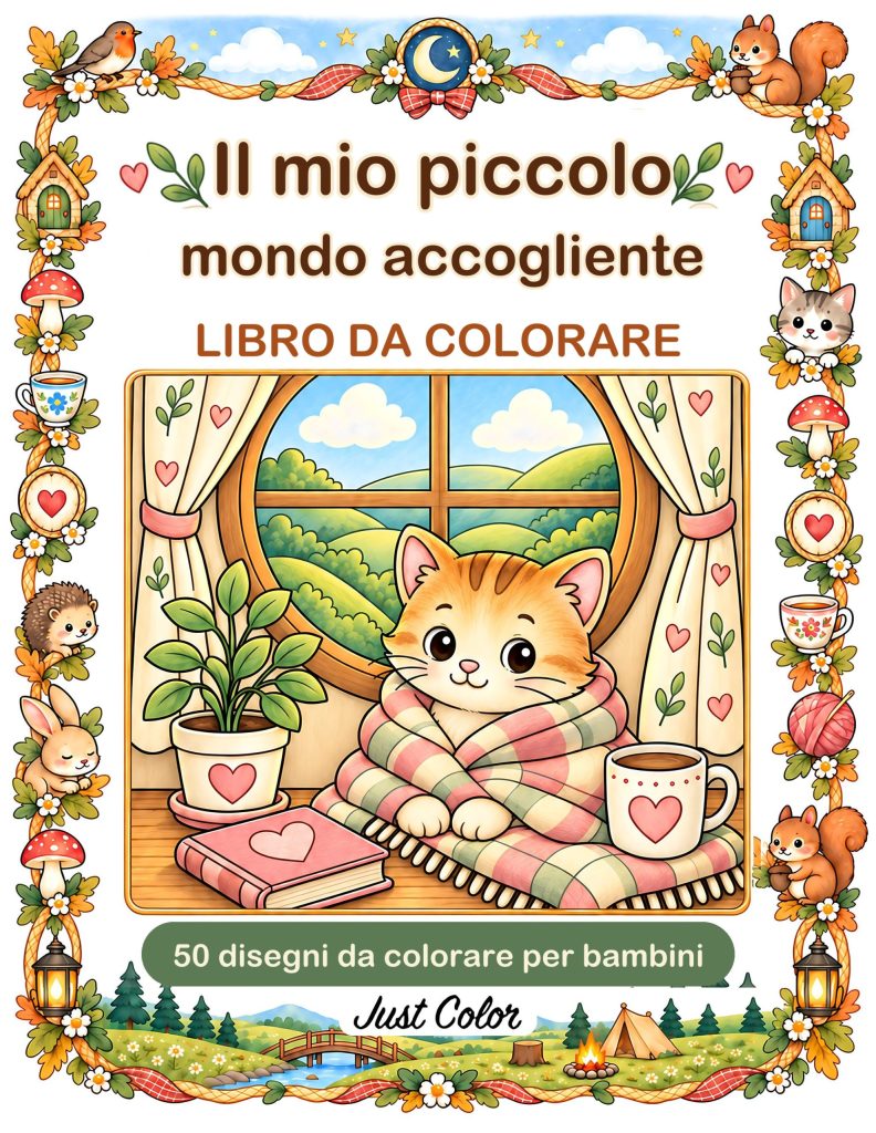 My Little Cozy World Coloring Book for Kids - Just Color ebook cover
