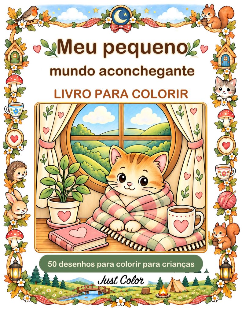 My Little Cozy World Coloring Book for Kids - Just Color ebook cover