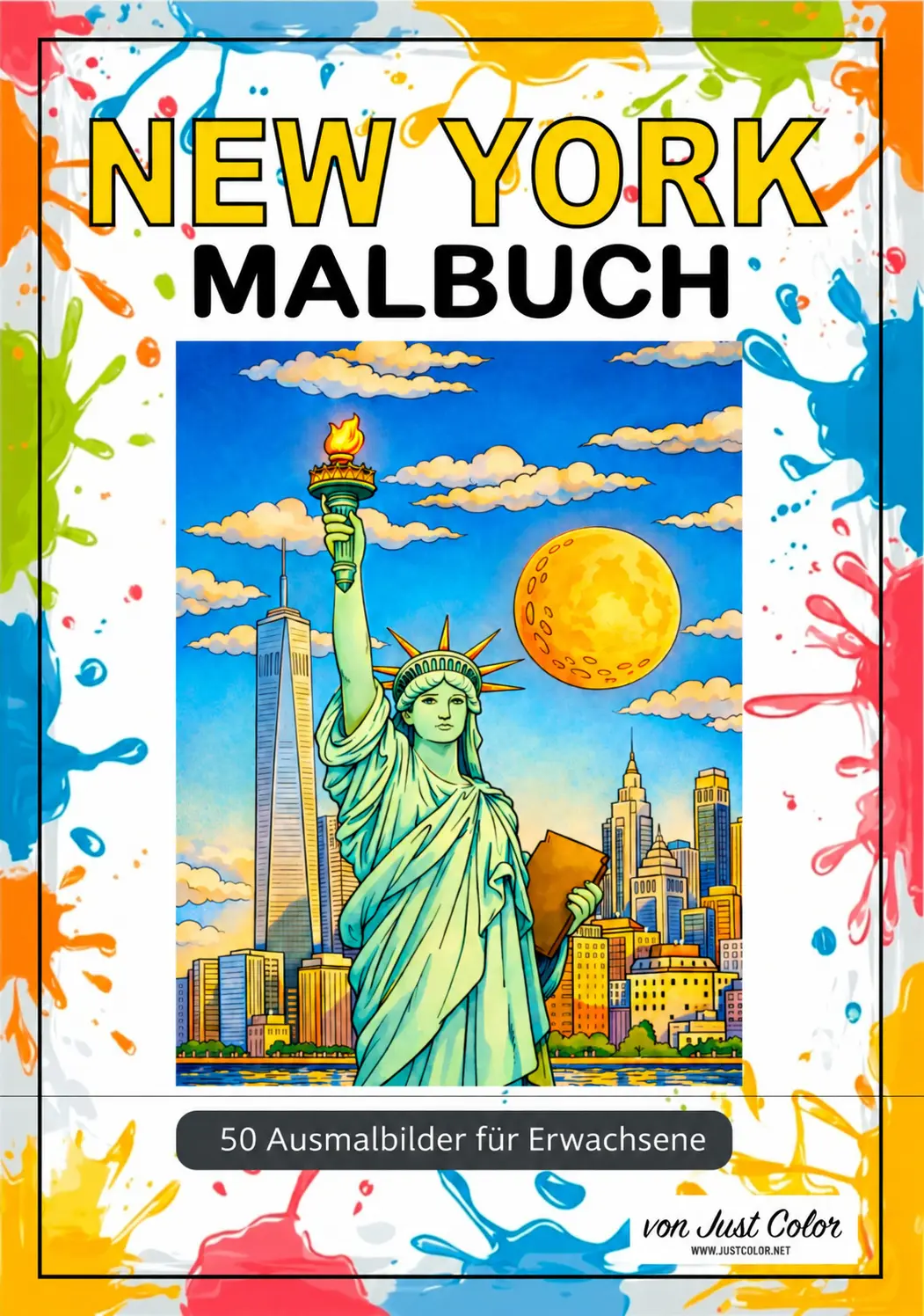 New York Coloring Book for Adults