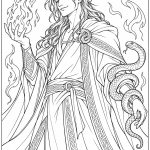 Norse mythology coloring page - Just Color ebook preview