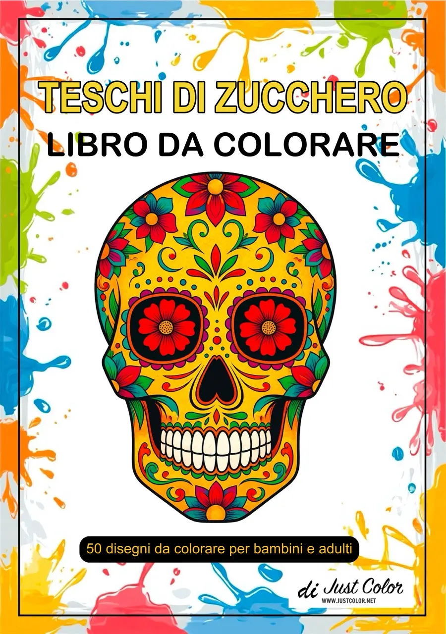 Sugar Skulls Coloring Book for Adults