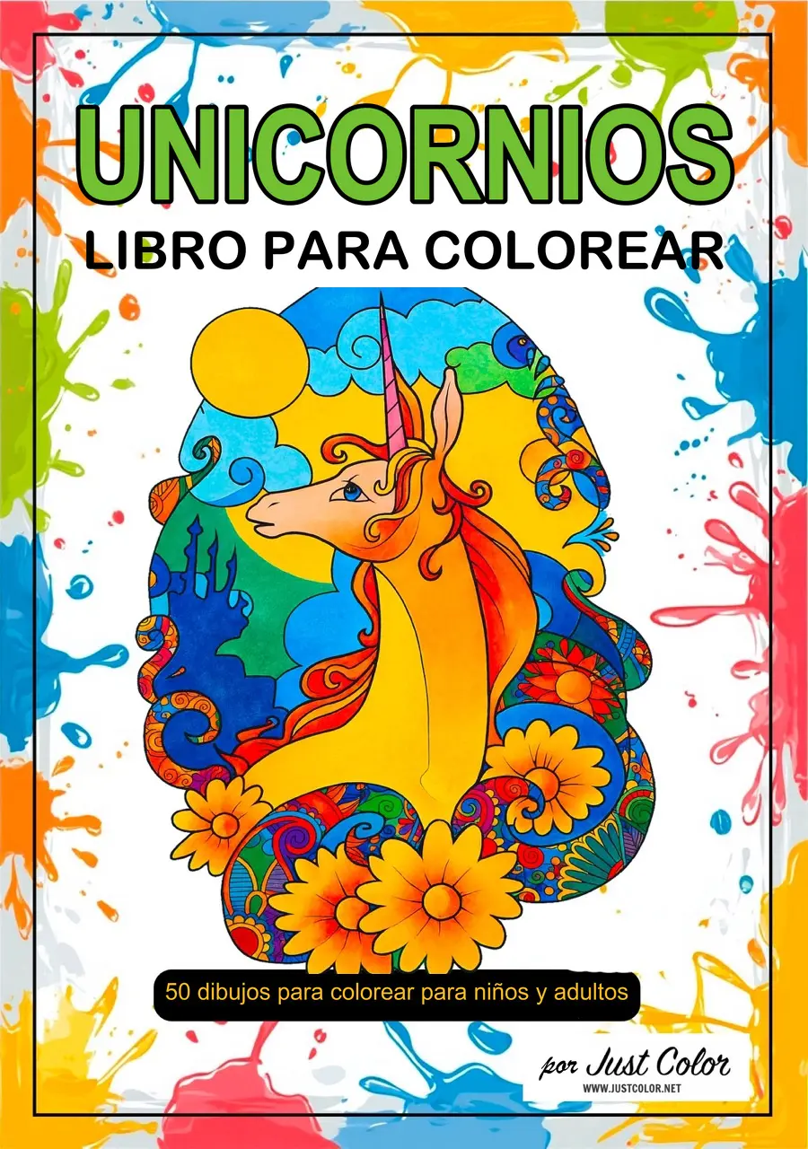 Unicorn Coloring Book for Kids & Adults