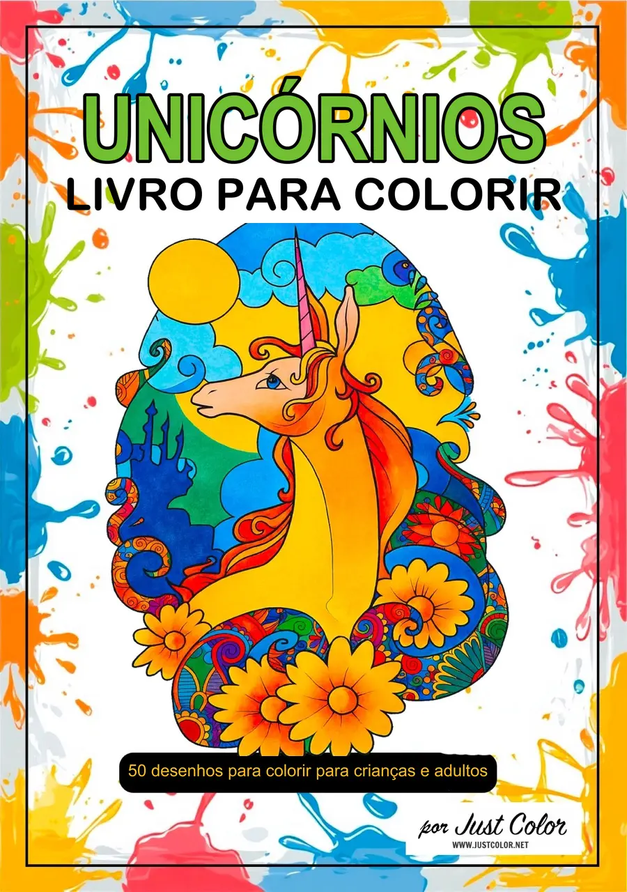 Unicorn Coloring Book for Kids & Adults
