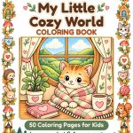 My Little Cozy World Coloring Book for Kids - Just Color ebook cover