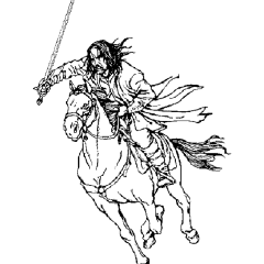 Coloriages de Le seigneur des anneaux à imprimer pour enfants
