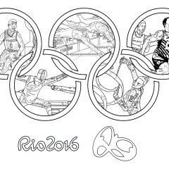 Coloriages de Jeux Olympiques à imprimer pour enfants
