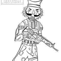 Coloriages de Fortnite Battle Royale à imprimer pour enfants