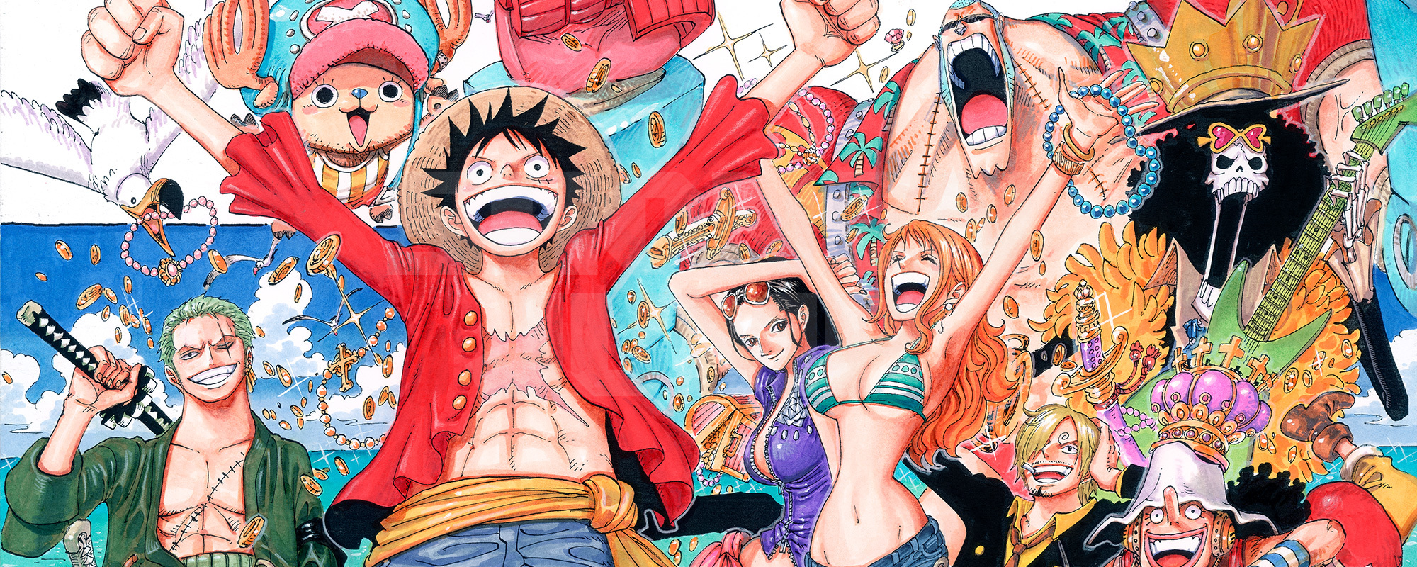 Bannière officielle One Piece publiée par VIZ
