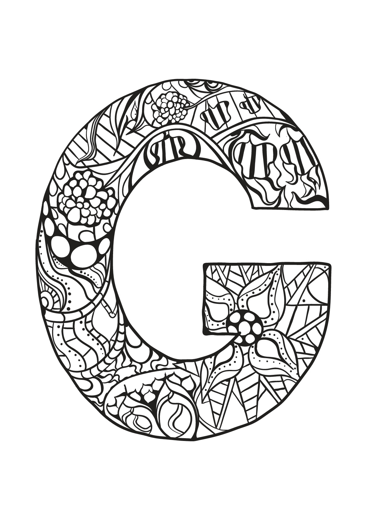Alphabet lettre g