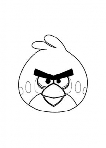 Coloriage de Angry birds à télécharger