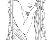 Coloriages d'Art Nouveau à imprimer pour enfants