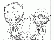 Coloriages d'Arthur et les Minimoys à imprimer pour enfants
