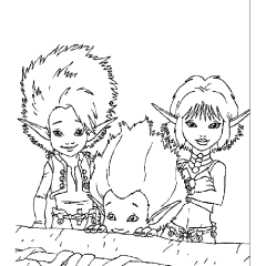 Coloriages d'Arthur et les Minimoys à imprimer pour enfants