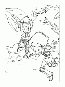 Coloriage de Arthur et les Minimoys pour enfants