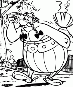 Coloriage de Astérix à telecharger gratuitement