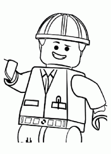 Coloriage de La Grande aventure Lego pour enfants