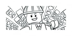 Coloriage de La Grande aventure Lego gratuit à colorier