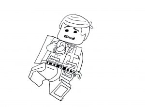 Coloriage de La Grande aventure Lego pour enfants