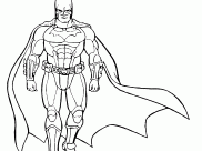 Coloriages Batman faciles pour enfants