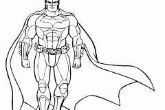 Coloriages Batman faciles pour enfants