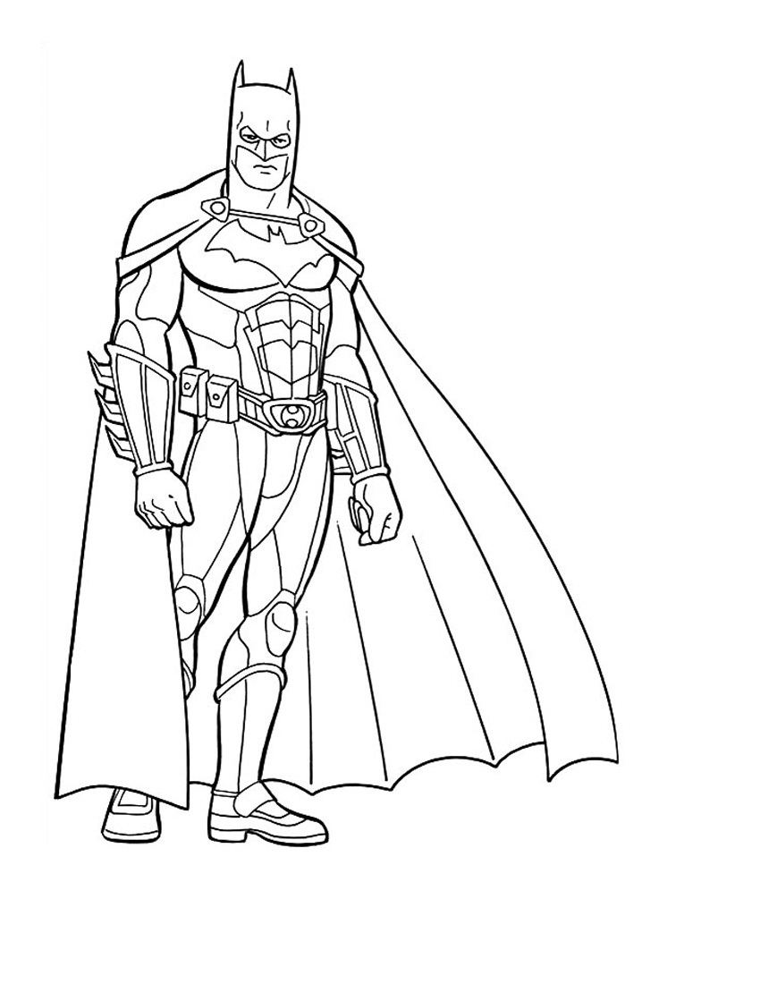 Batman à colorier