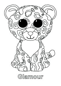 Glamour (Léopard) (Coloriage de Beanie Boo)