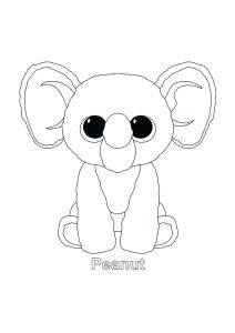 Petit éléphant Beanie Boo