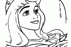 Coloriages de La Belle au bois dormant à imprimer pour enfants