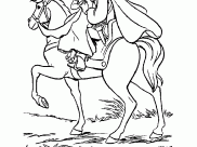 Coloriages de Blanche Neige à imprimer pour enfants