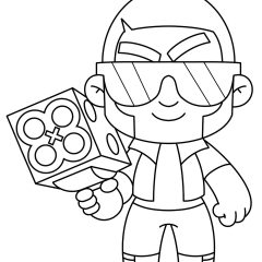 Coloriages de Brawl Stars à imprimer pour enfants