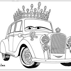 Coloriages de Cars 2 à imprimer pour enfants
