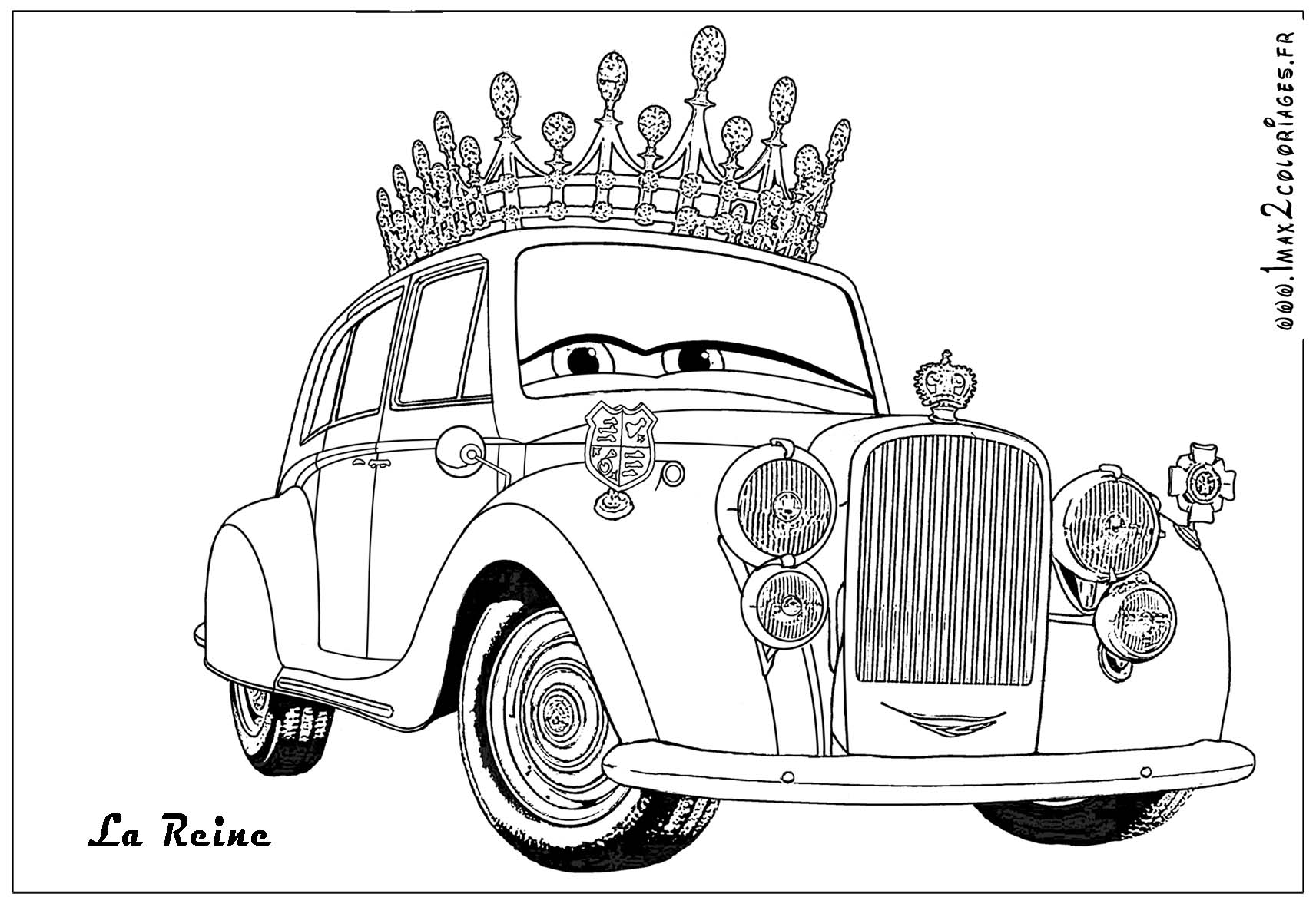 La reine d'Angleterre dans Cars 2 !