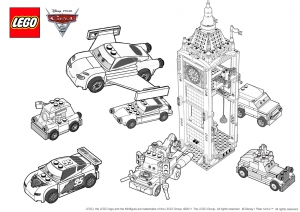 Coloriage de Cars 2 à imprimer pour enfants