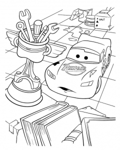 Coloriage de Cars à colorier pour enfants