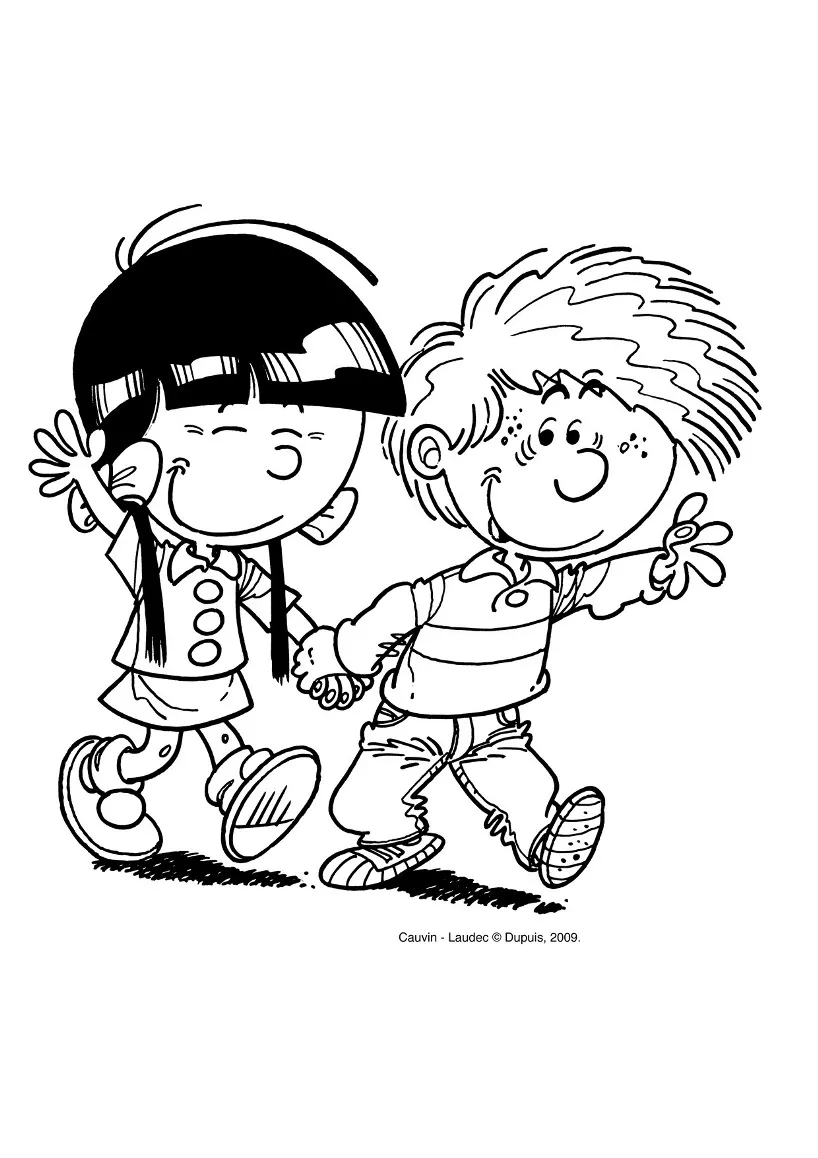 Coloriage de Cédric pour enfants