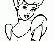 Coloriages de Cendrillon à imprimer pour enfants