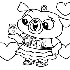 Coloriages de Chip And Potato à imprimer pour enfants