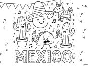Coloriages de Cinco De Mayo à imprimer pour enfants