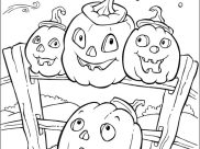 Coloriages Halloween faciles pour enfants