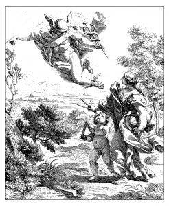 Coloriage pour adulte difficile gravure giovan battista allegorie de la geographie 1692 gratuit a imprimer