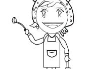 Coloriages Cooking Mama faciles pour enfants