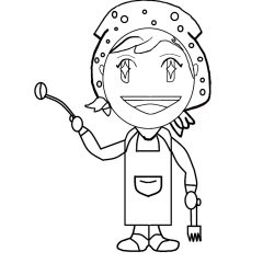 Coloriages de Cooking Mama à imprimer pour enfants