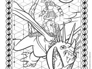 Coloriages Dragons 3 faciles pour enfants