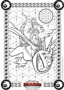 Astrid (Coloriage de Dragons 3)