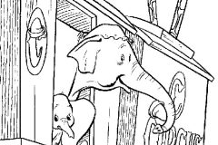 Coloriages Dumbo faciles pour enfants